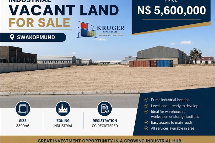 Industrial For Sale in Swakopmund Industrial, Swakopmund