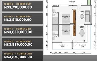 1 Bedroom Apartment For Sale in City Centre, Swakopmund