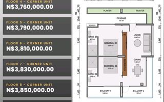 1 Bedroom Apartment For Sale in Swakopmund Central, Swakopmu...