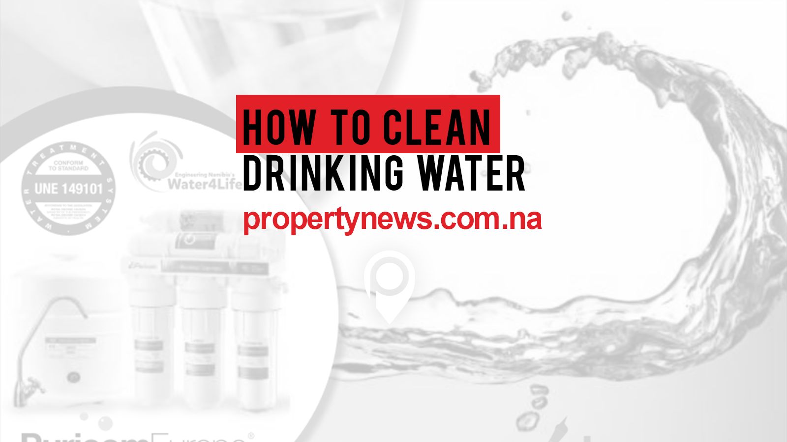 How to clean drinking water